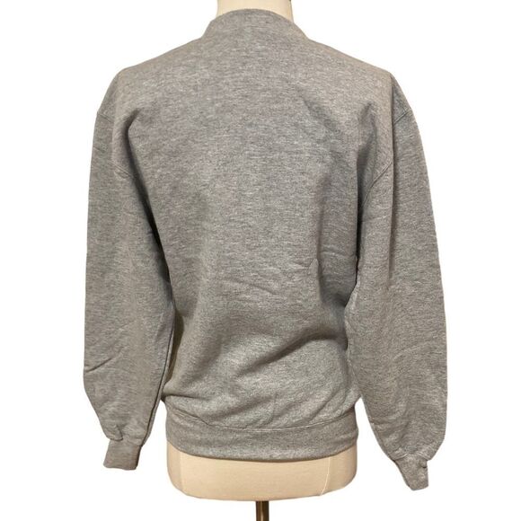 GIVLING Bear Grey Crewneck Sweater - sz Youth XL - fits women’s S/M - Picture 3 of 6